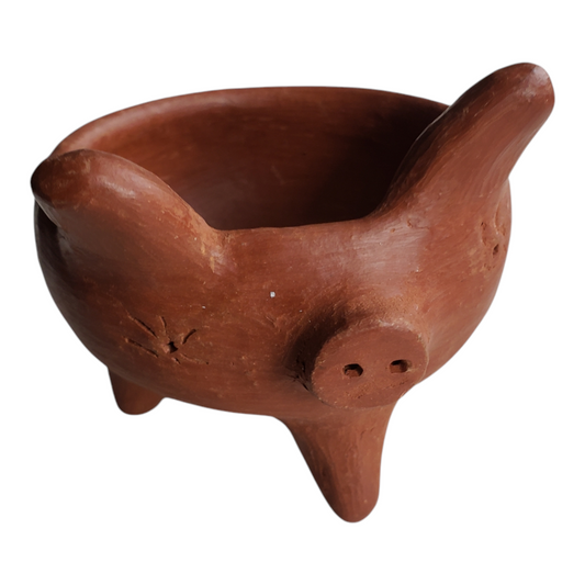 Barro Rojo Pig Dish from Oaxaca, Mexico