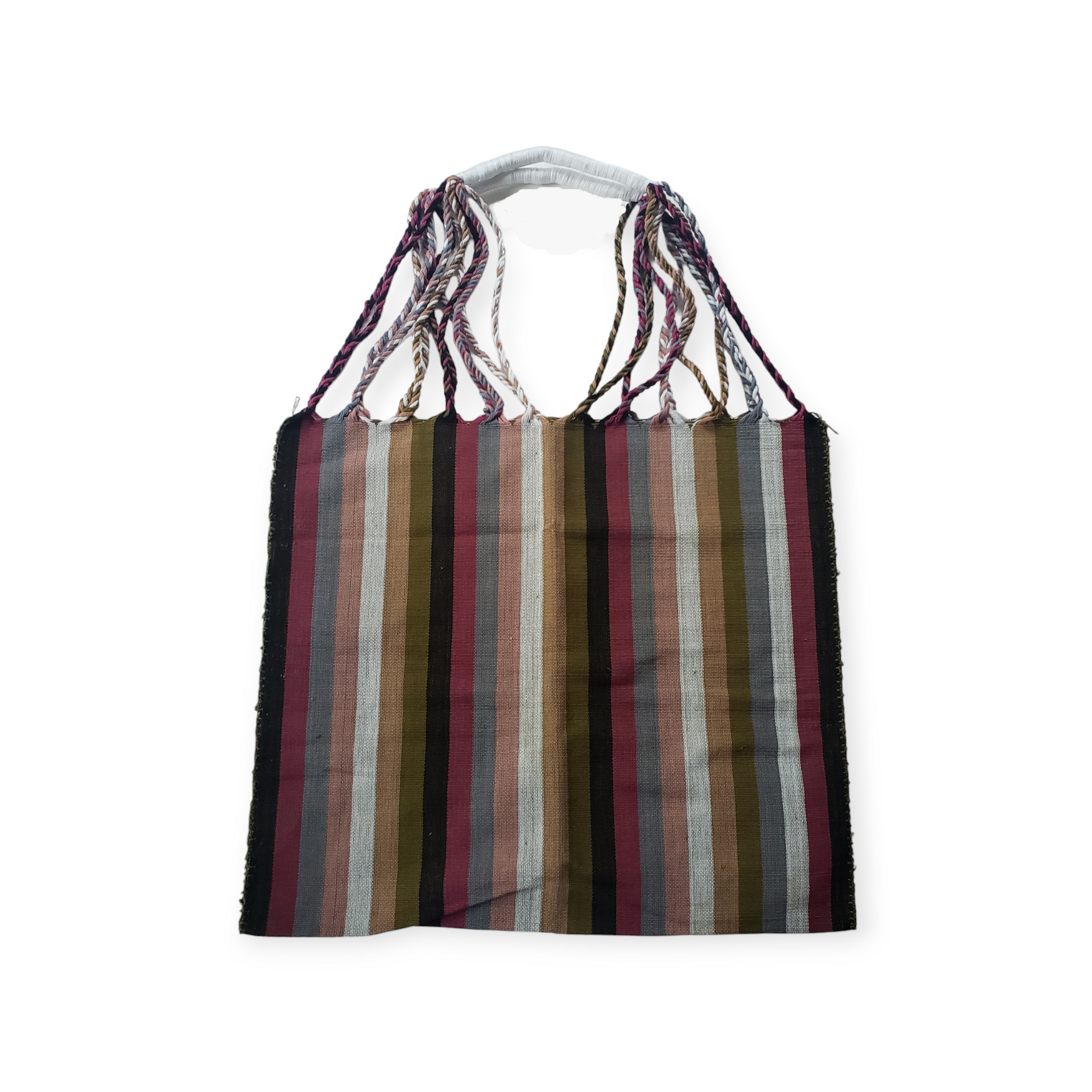 Mexican Striped Hammock Bag Woven Tote Chiapas Women's Handmade Mexican Striped Hammock Bag Woven Tote Chiapas Women's Handmade