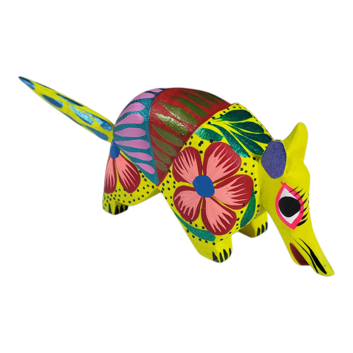 Mini Armadillo Alebrije from Oaxaca Mexico