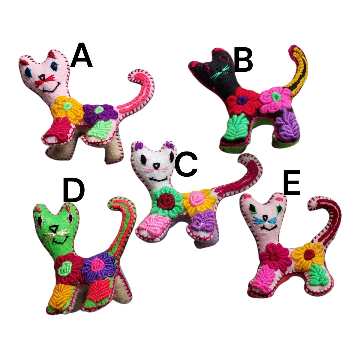 Mini Cat Animalitos Rococo Style Chiapas Mexico