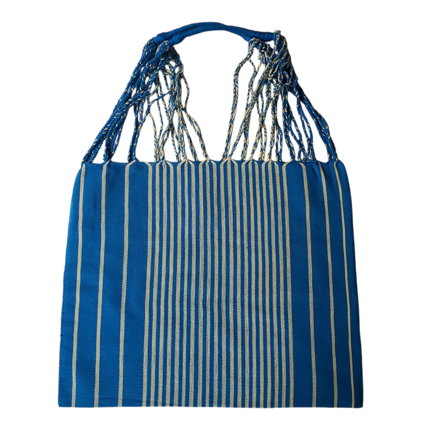 Mexican Striped Hammock Bag Woven Tote Chiapas Women's Handmade