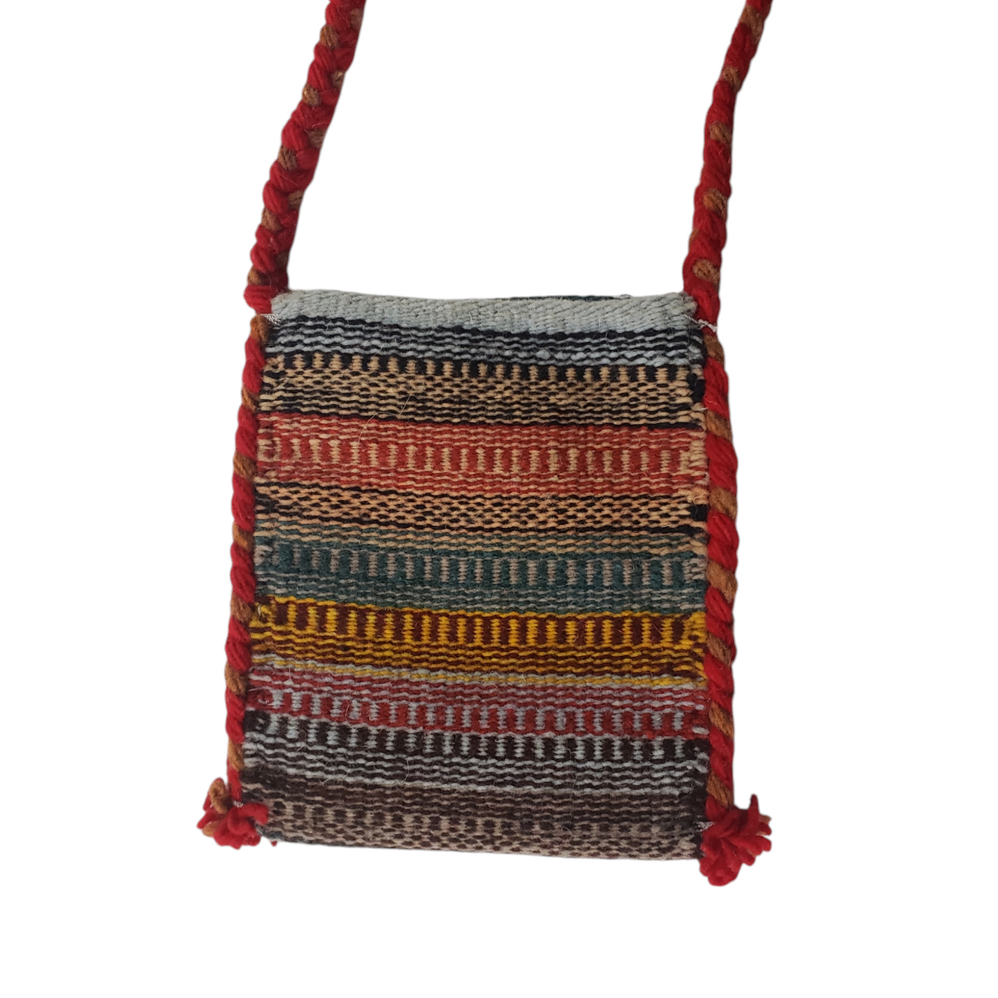 Red Zapotec Wool Purse