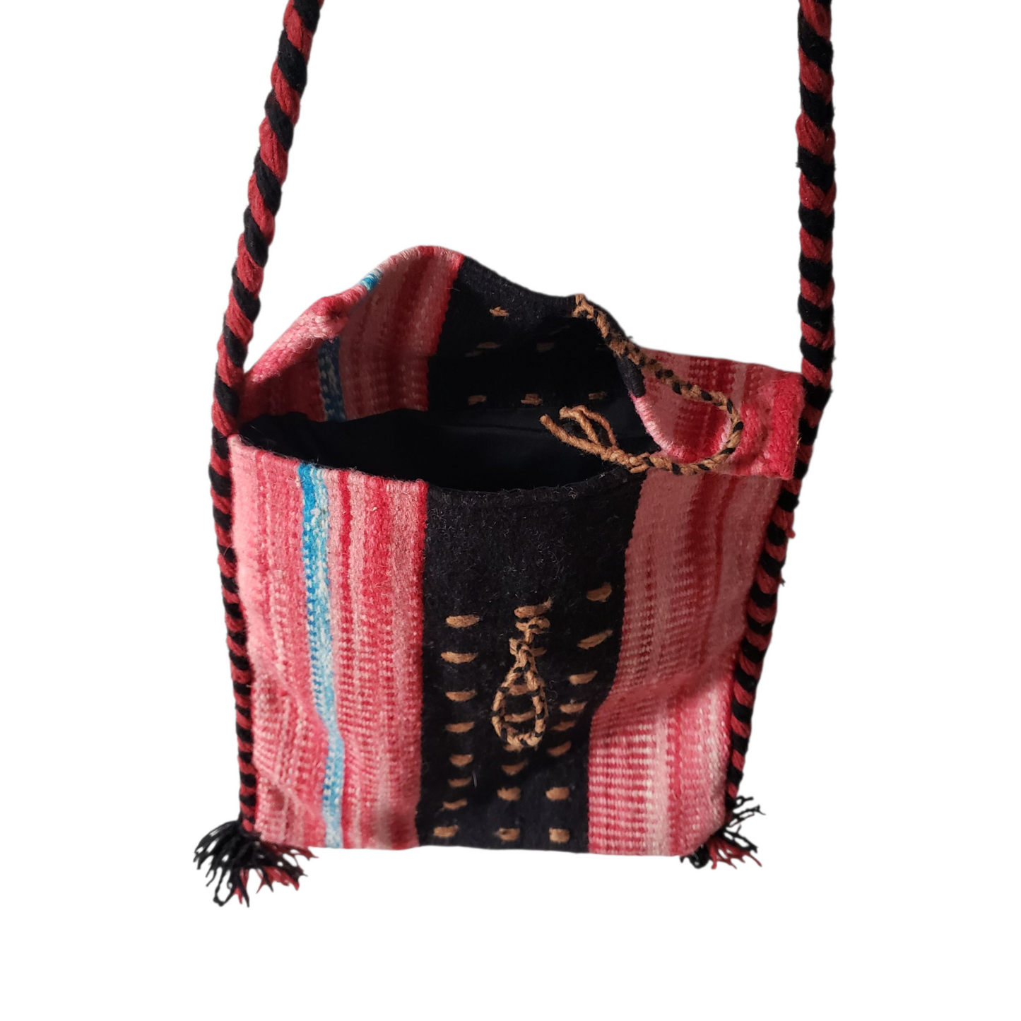 Red Zapotec Purse Teotitlan del Valle