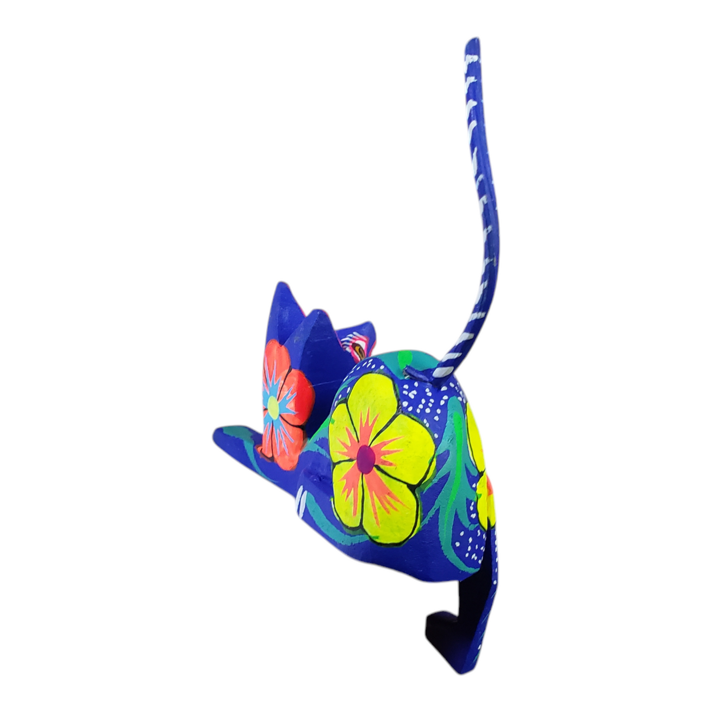 Cat Alebrije Shelf Sitter Mexican Wood-carving Oaxacan Folk Art