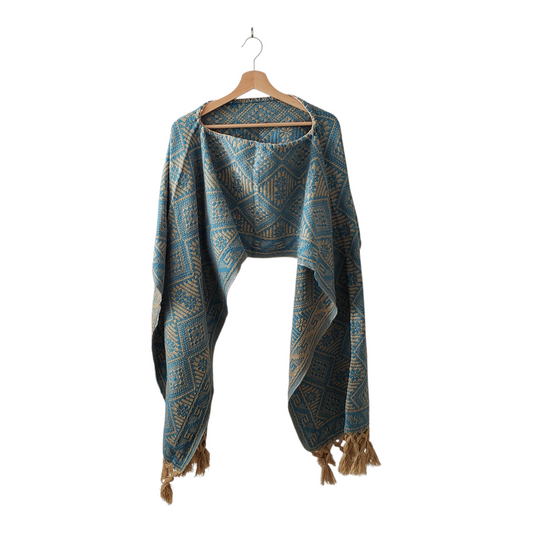 Woven Cape / Poncho from Oaxaca, Mexico