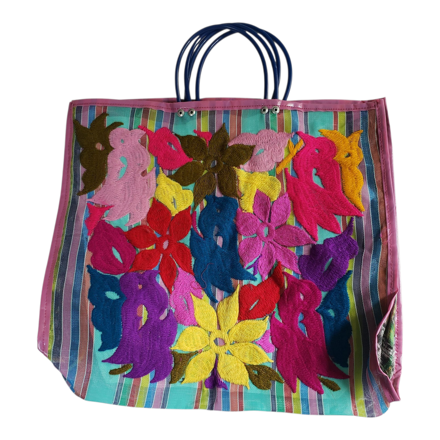 Embroidered Market Tote Bag from Mexico