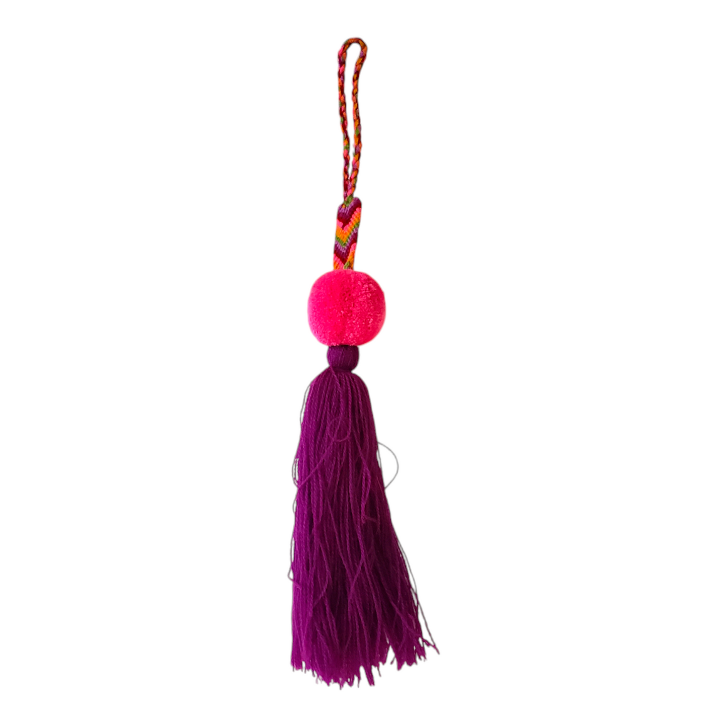 Mexican Pom Tassel Bag Charm