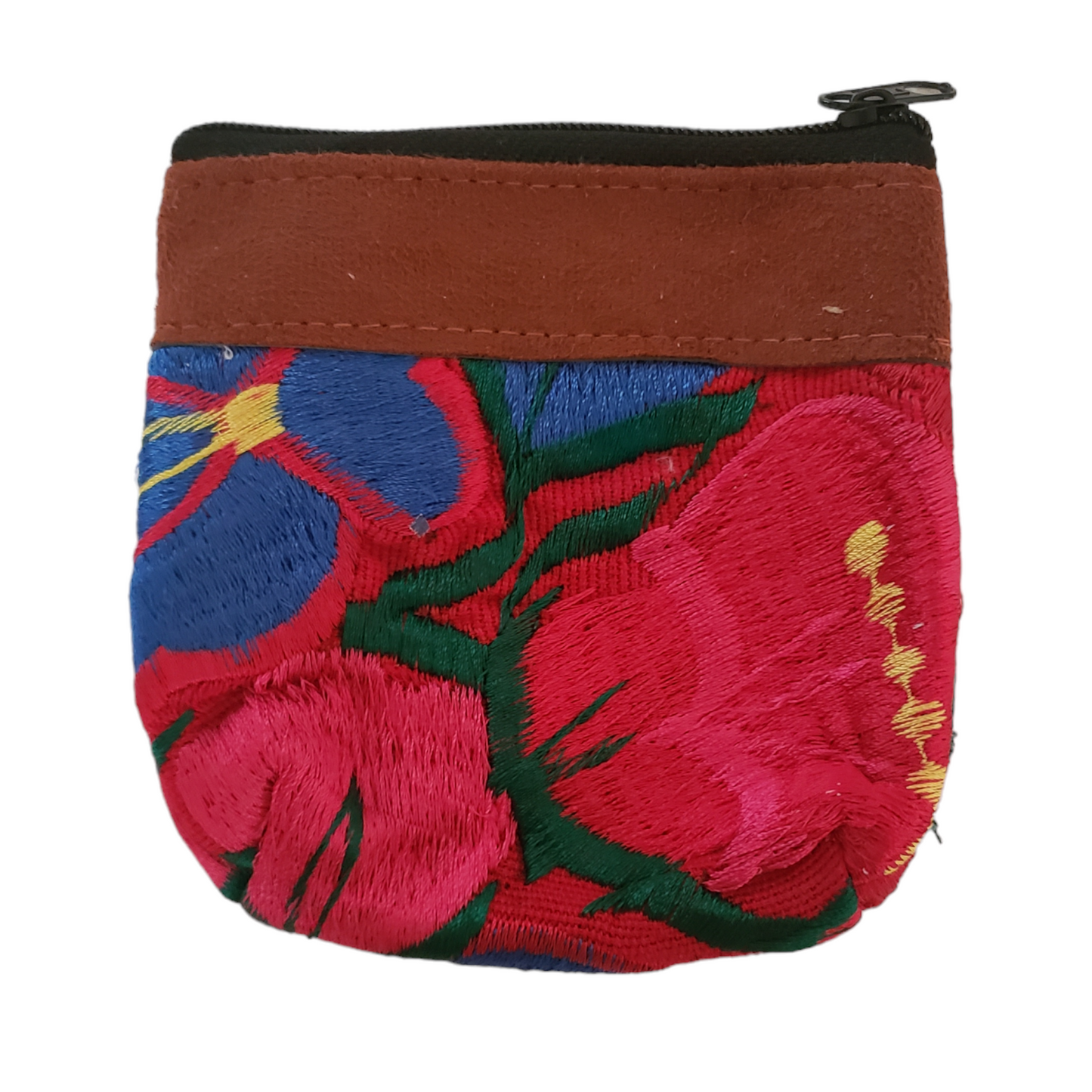 Embroidered Mexican Coin Purse from Oaxaca Mexico