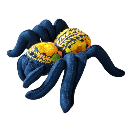 Dia de Muertos Felt Skeleton Spider Araña