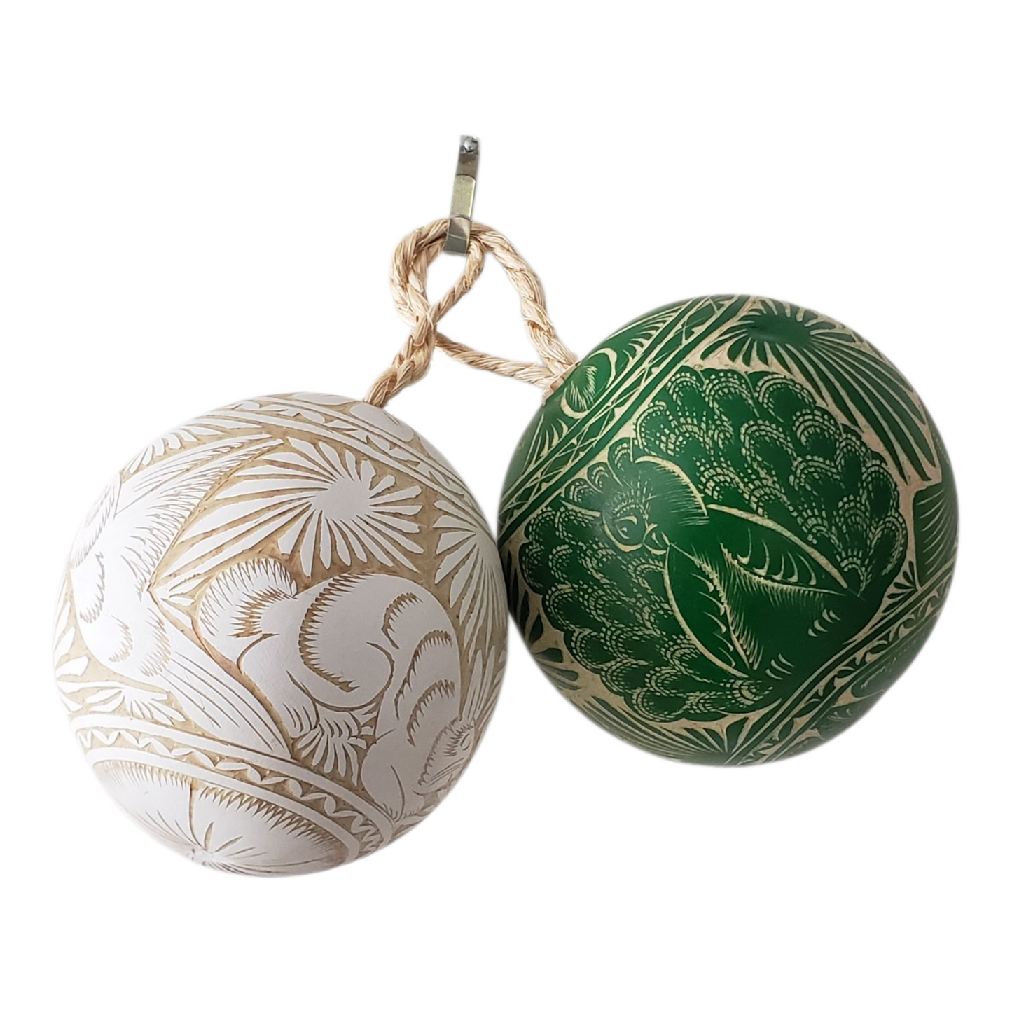 Jicara Gourd Ornament from Oaxaca Mexico