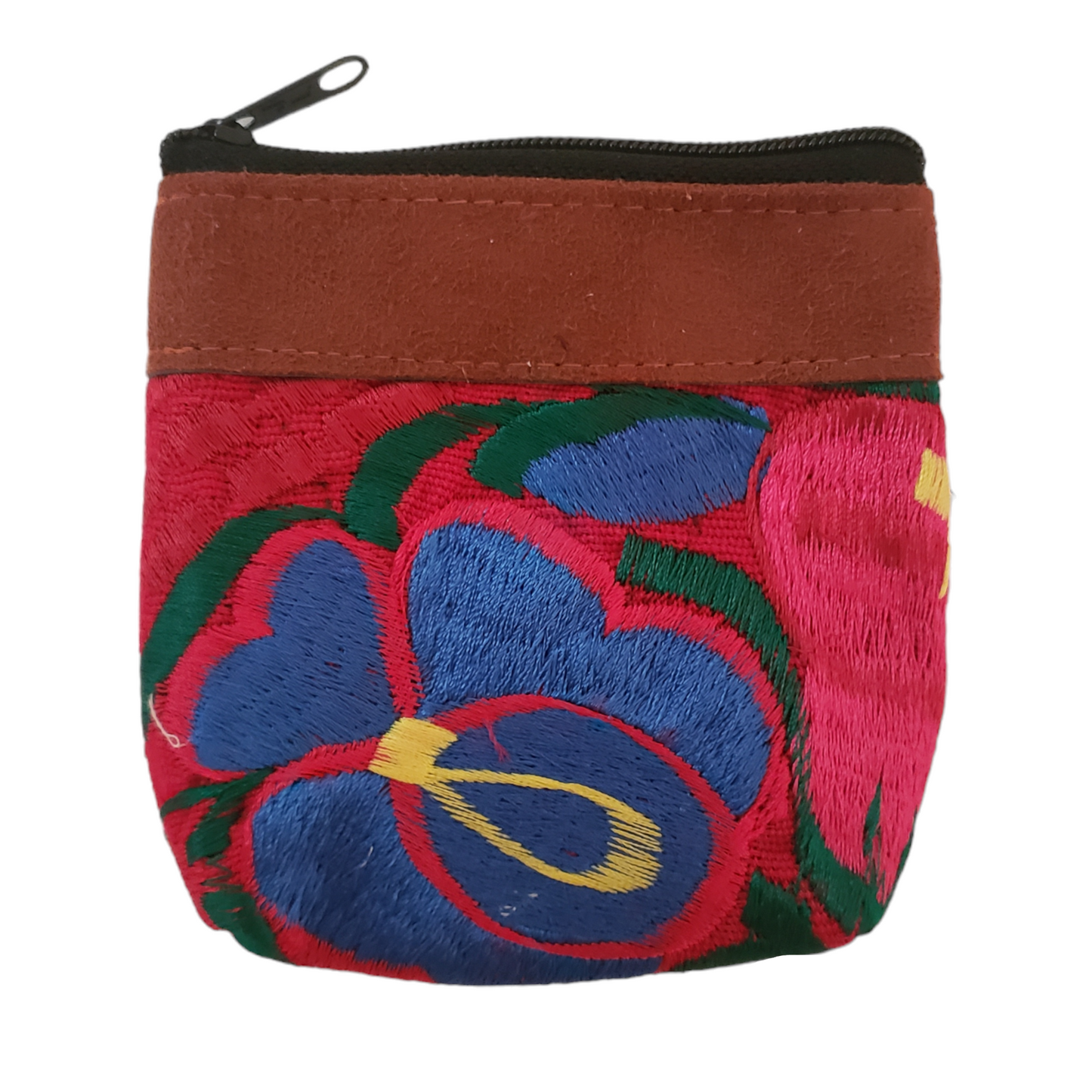 Embroidered Mexican Coin Purse from Oaxaca Mexico