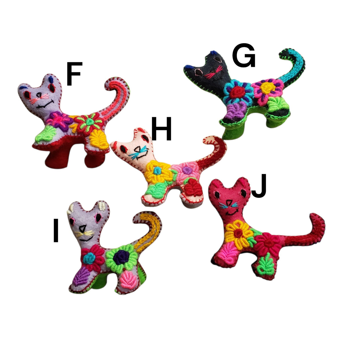 Mini Cat Animalitos Rococo Style Chiapas Mexico