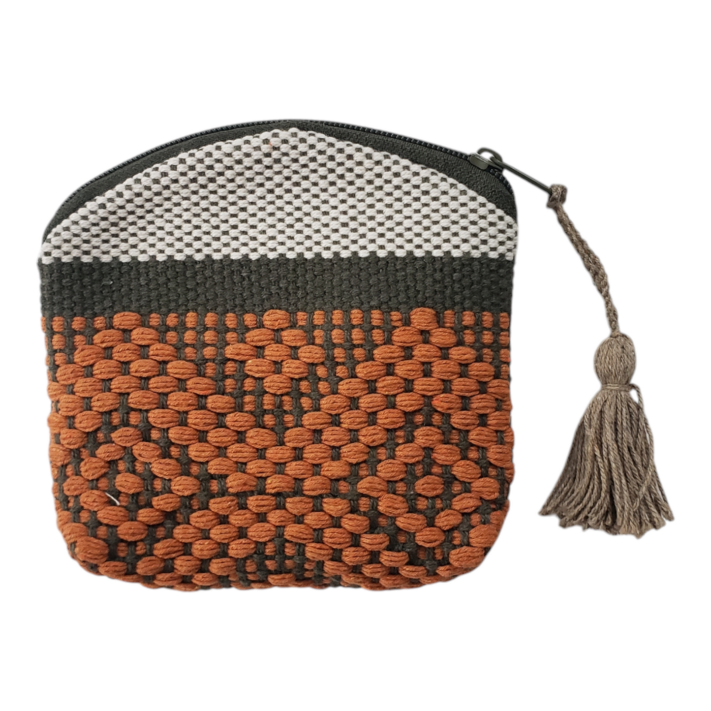 Woven Mexican Zipup Pouch from Oaxaca