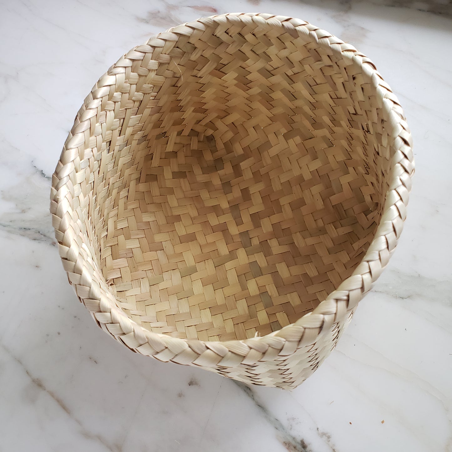 Small Square Base Oaxaca Palm Basket