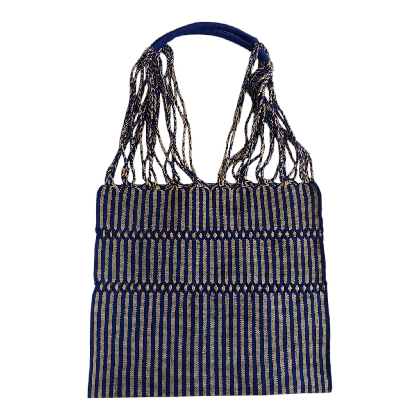 Mini Mexican Striped Hammock Bag Woven Tote from Oaxaca