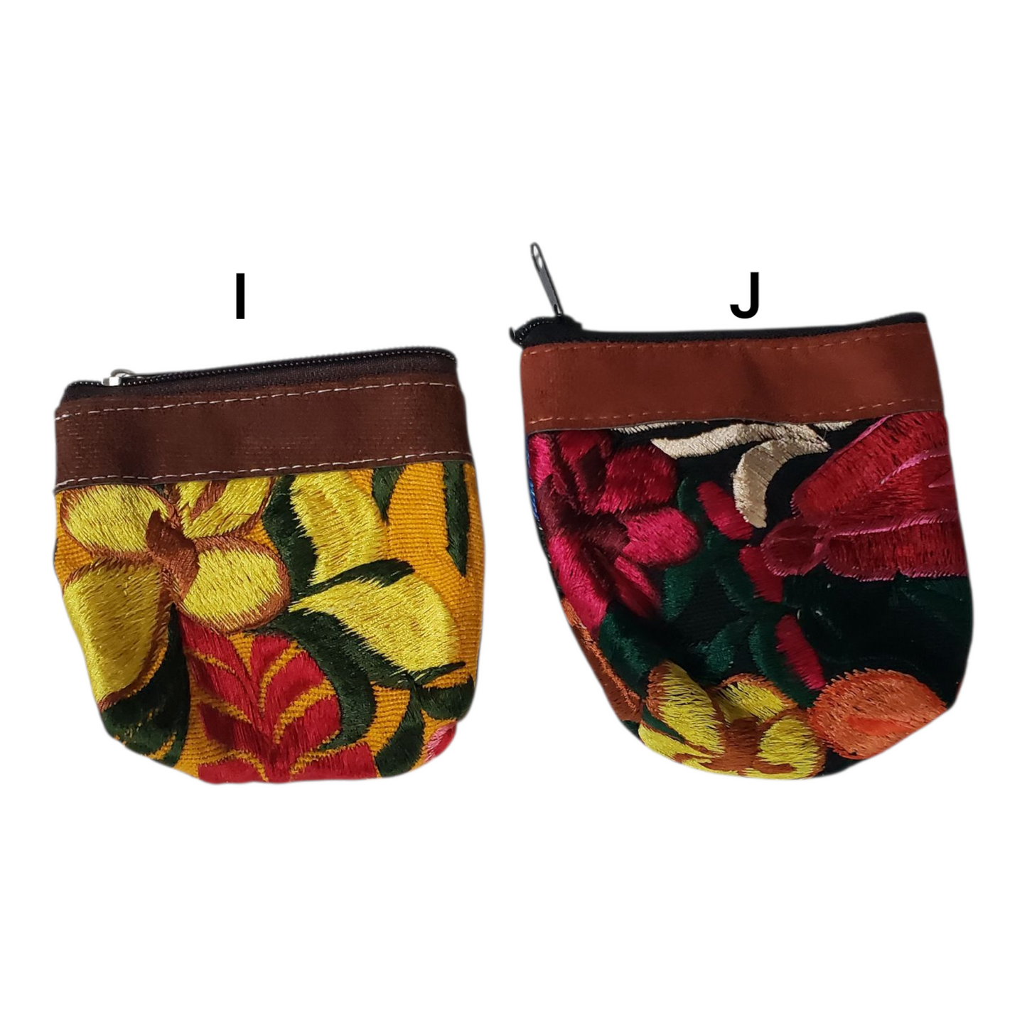 Embroidered Mexican Coin Purse from Oaxaca Mexico