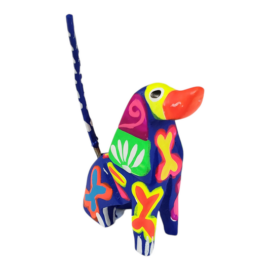 Mini Dog Alebrije Dia de Muertos