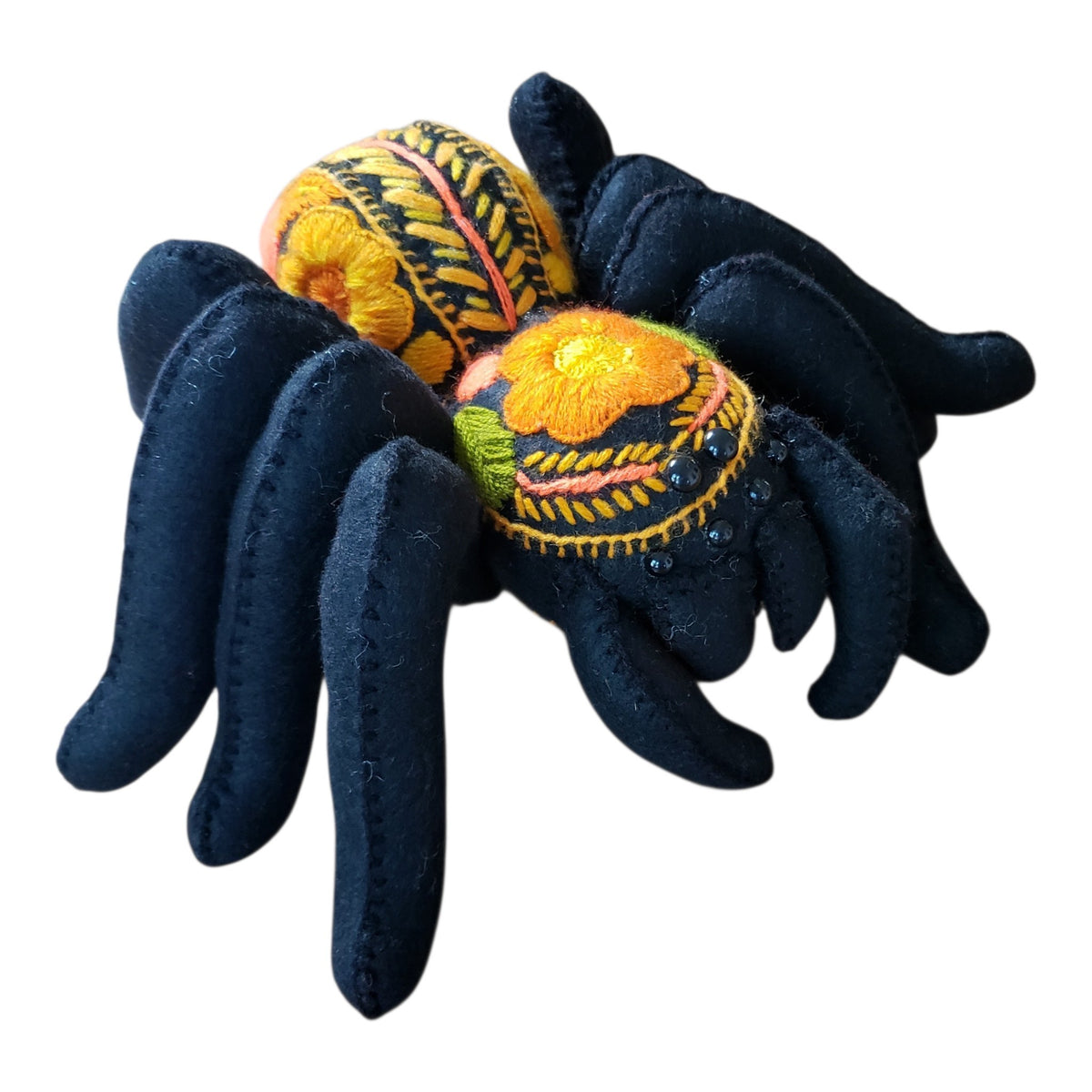 Dia de Muertos Felt Skeleton Spider Araña