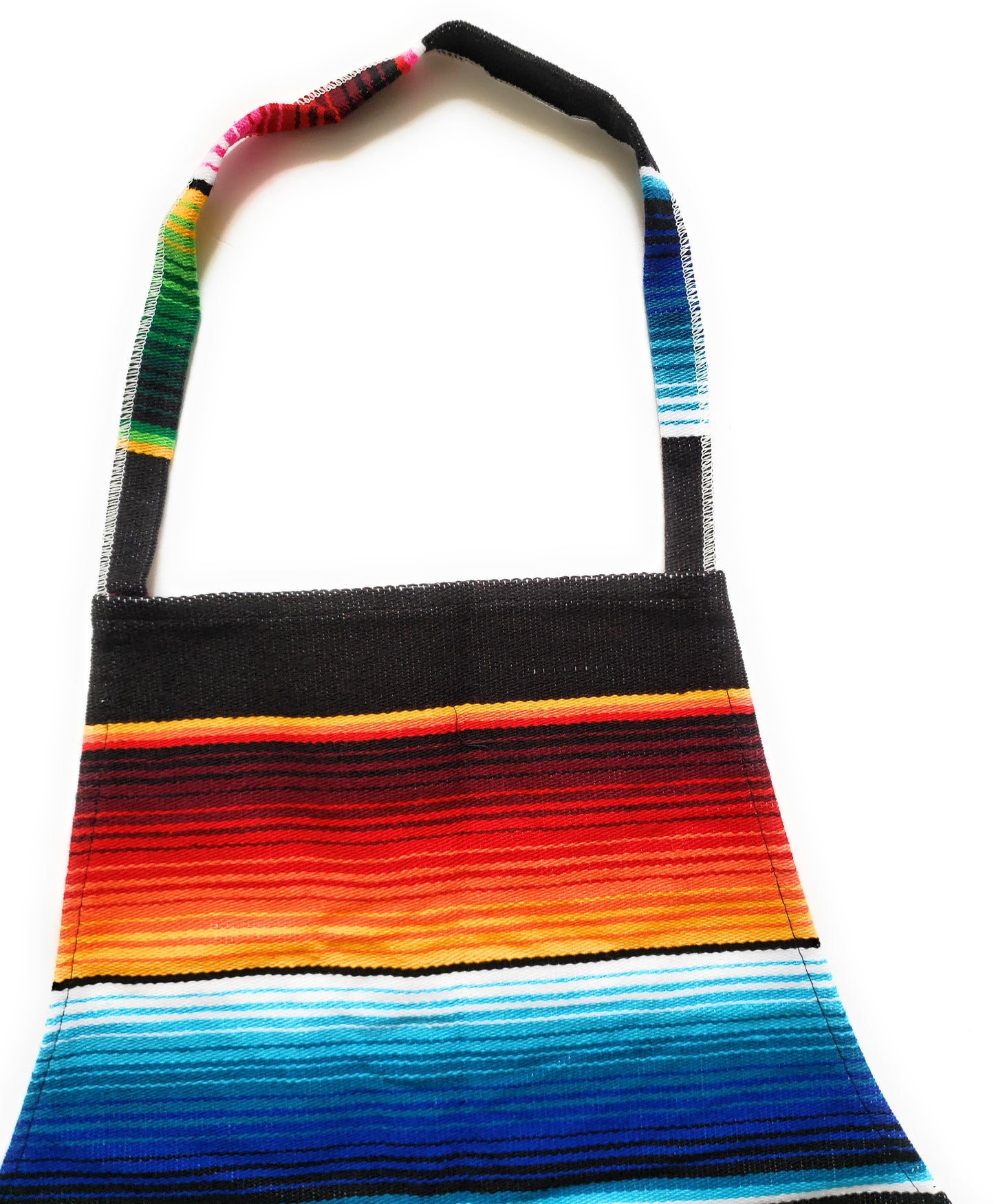 Mexican Colorful Sarape Apron With 2 Pockets - The Little Pueblo