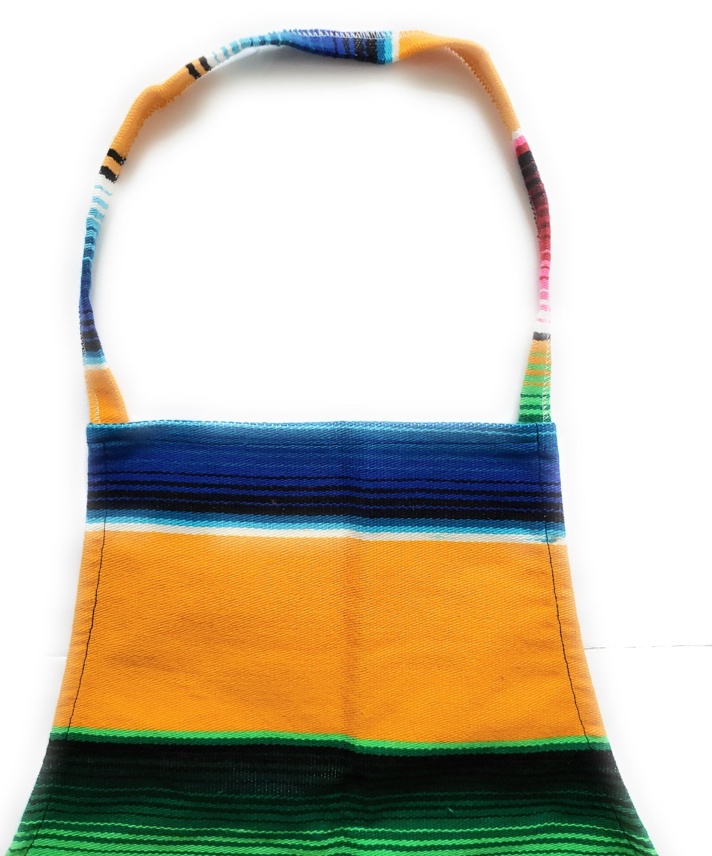 Mexican Colorful Sarape Apron With 2 Pockets - The Little Pueblo