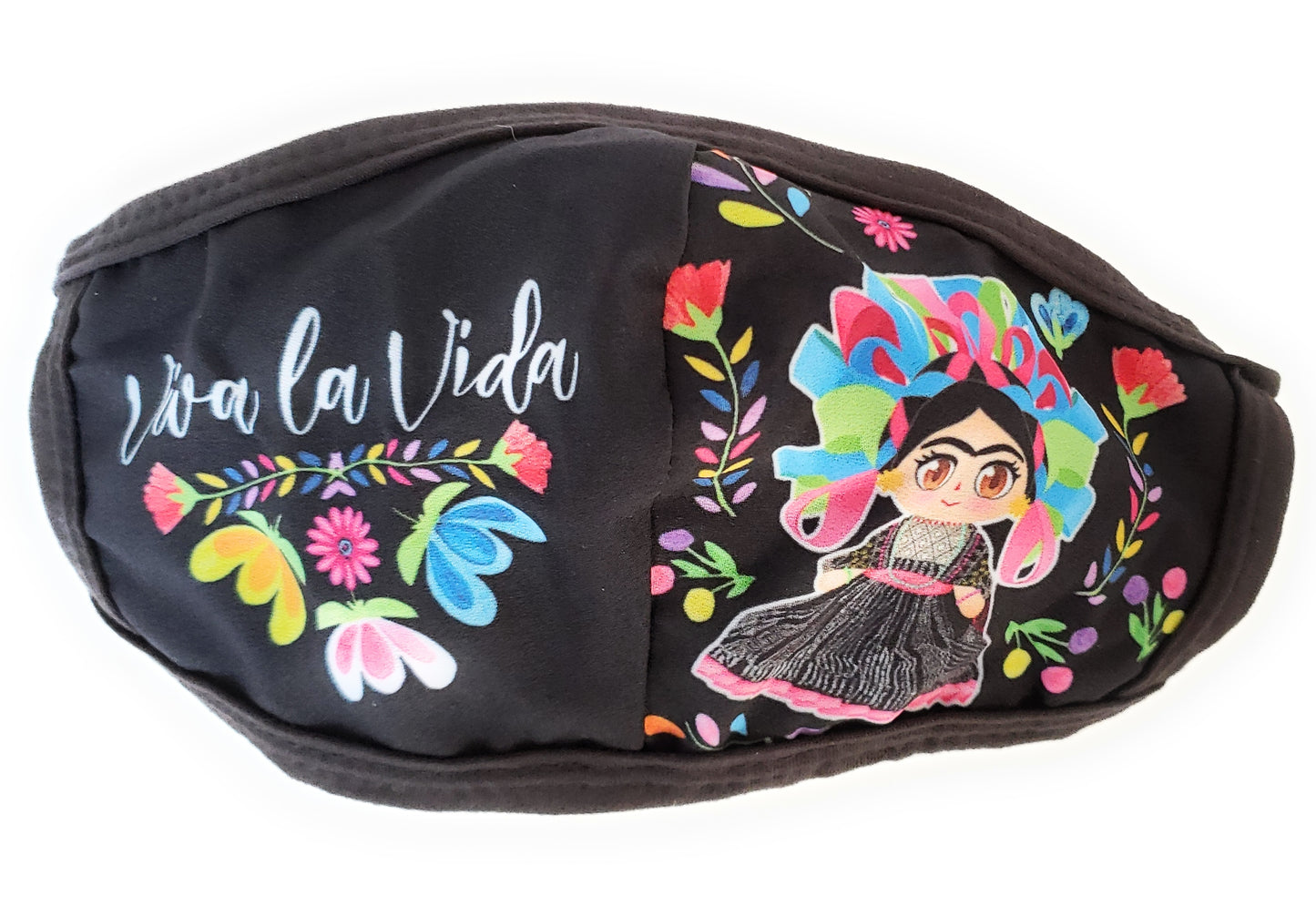 Frida Kahlo Face Mask Viva La Vida