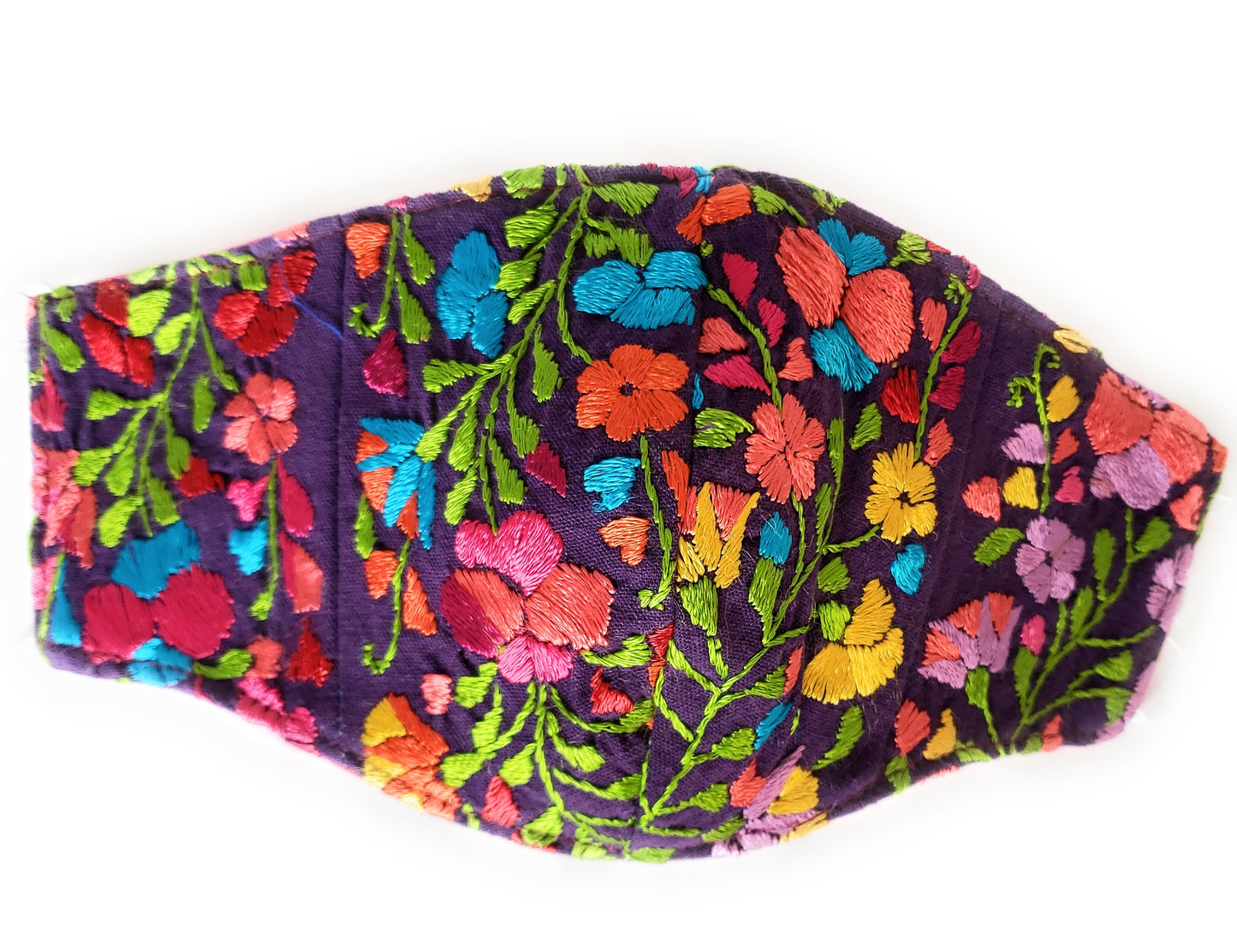 Floral Embroidered Face Mask from Oaxaca