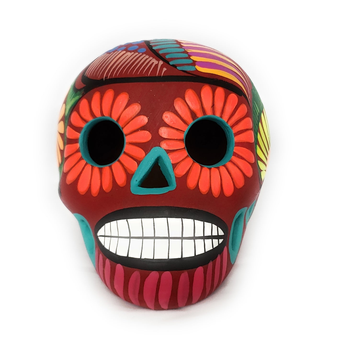 Mexican Dia de los Muertos Ceramic Skull