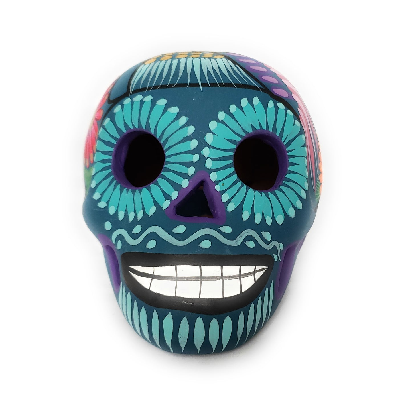 Mexican Dia de los Muertos Ceramic Skull