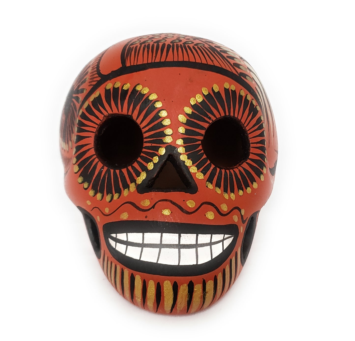 Mexican Dia de los Muertos Ceramic Skull