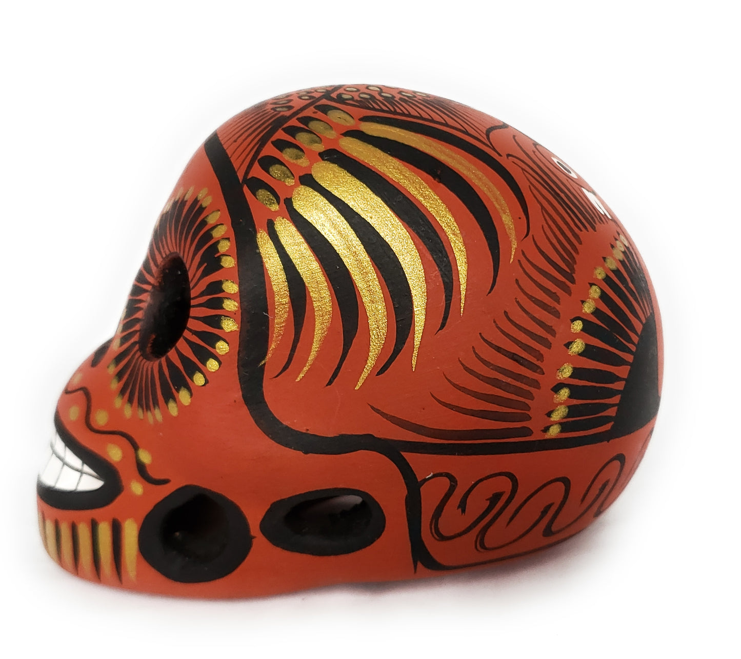 Mexican Dia de los Muertos Ceramic Skull