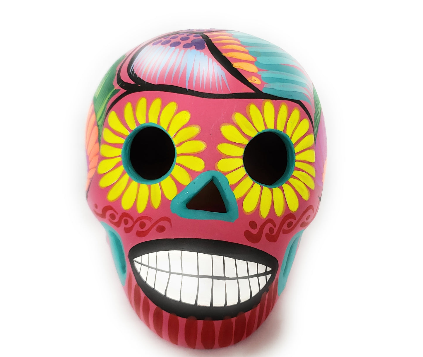 Mexican Dia de los Muertos Ceramic Skull