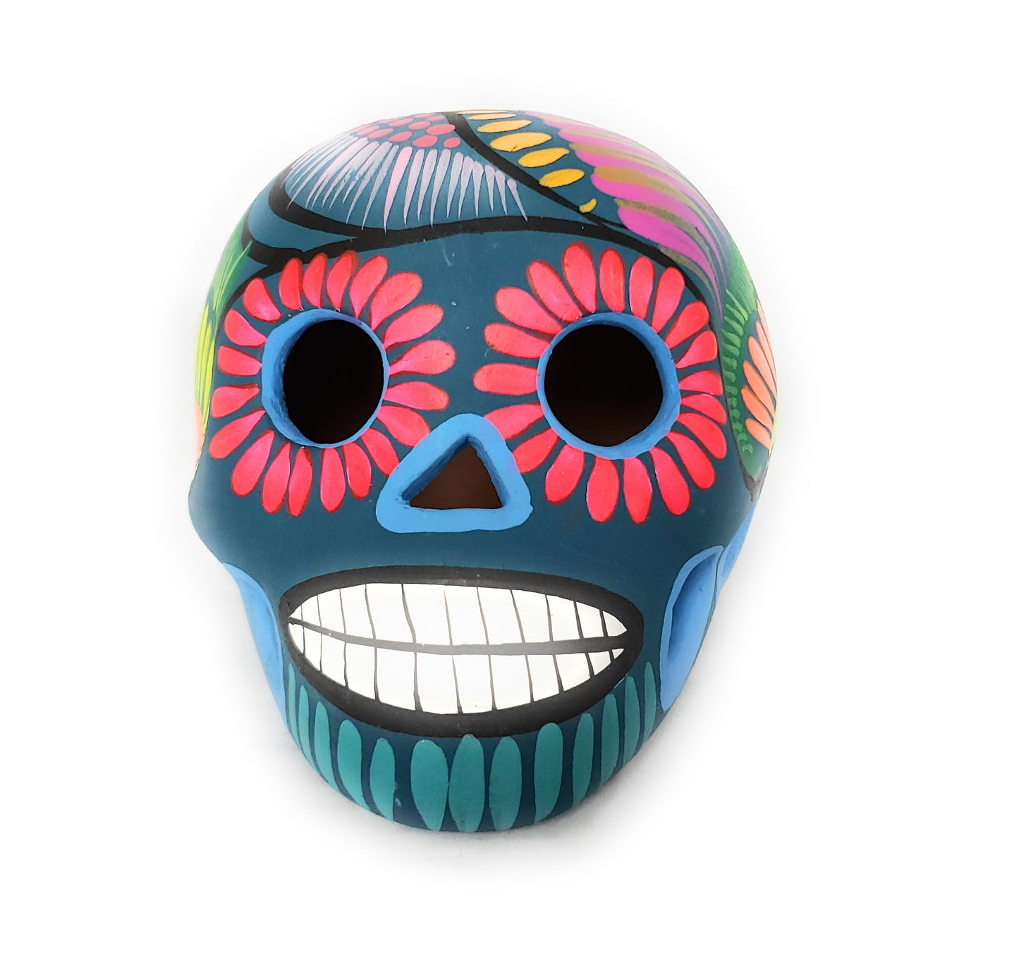 Mexican Dia de los Muertos Ceramic Skull