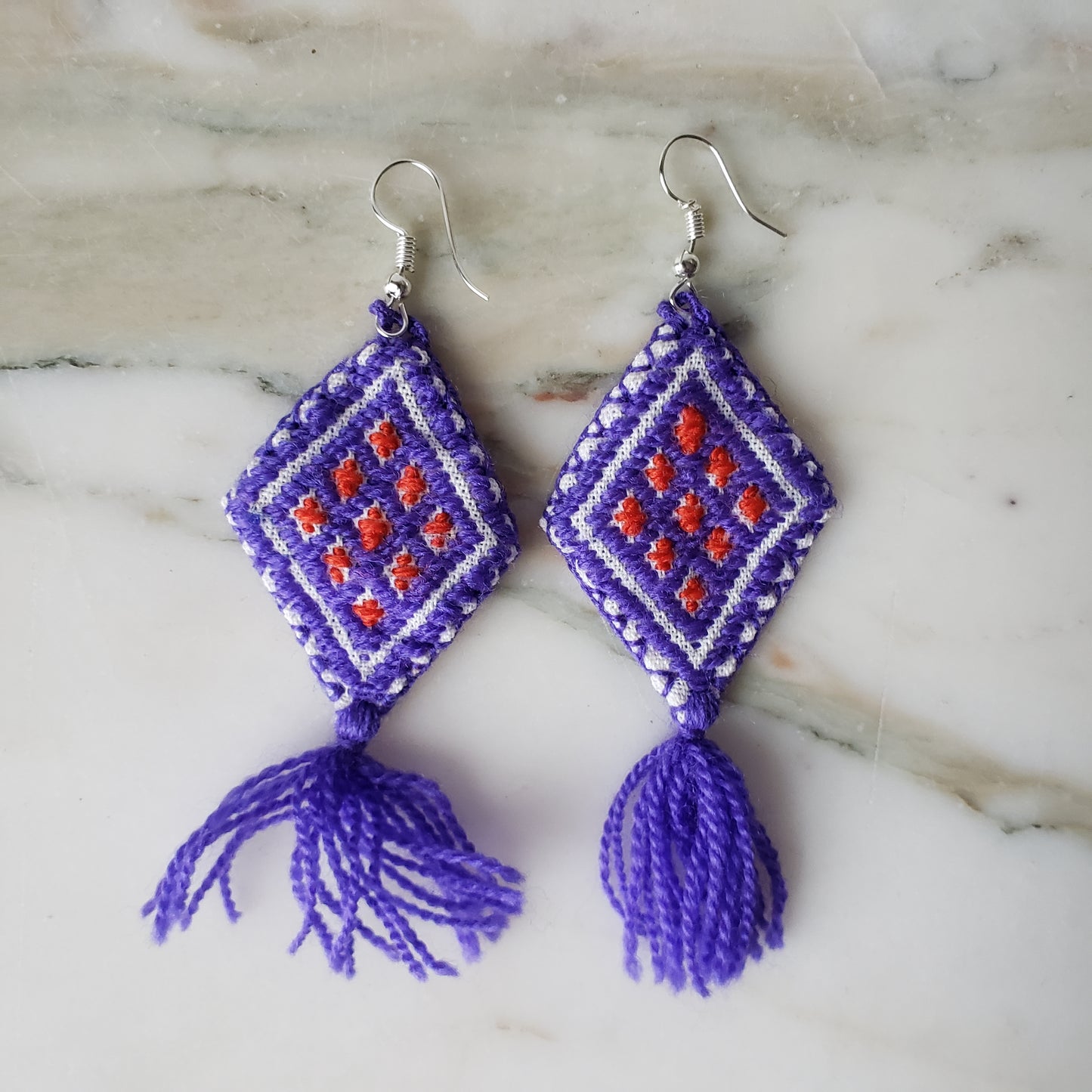 Mexican Tassel Earrings Handmade