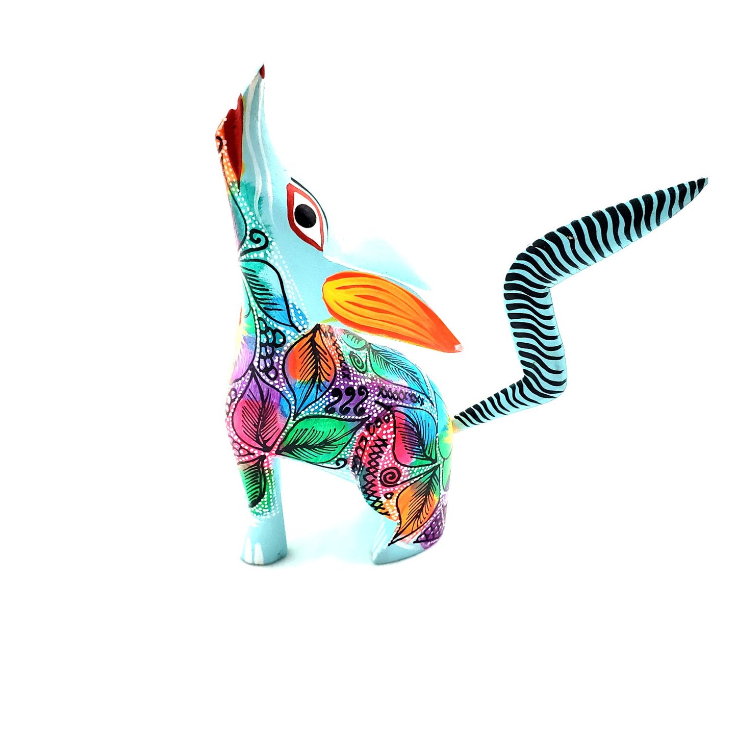 Coyote Alebrije Mexico Oaxacan Wood carving Folk Art