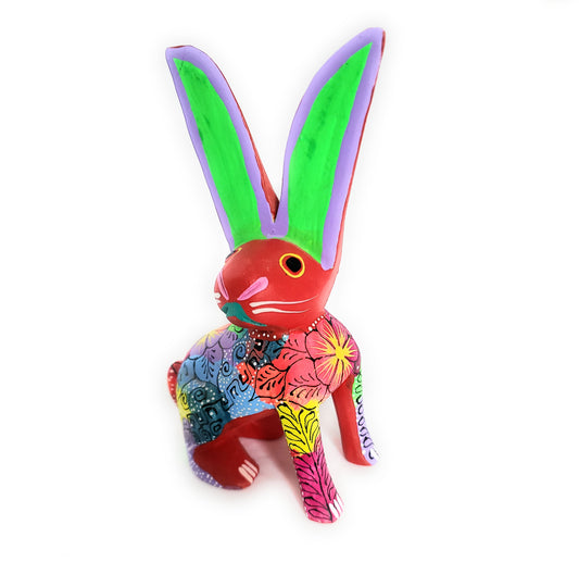 Oaxacan Alebrije  Rabbit  Mexican Hand Carved&Painted