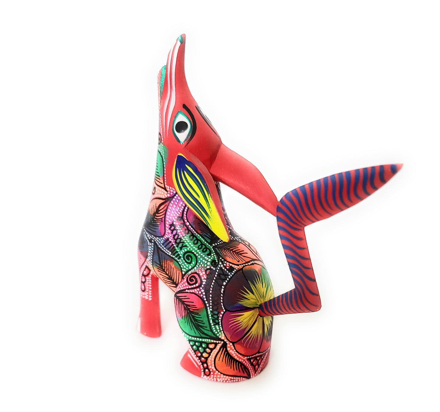 Coyote Alebrije Mexico Oaxacan Wood carving Folk Art