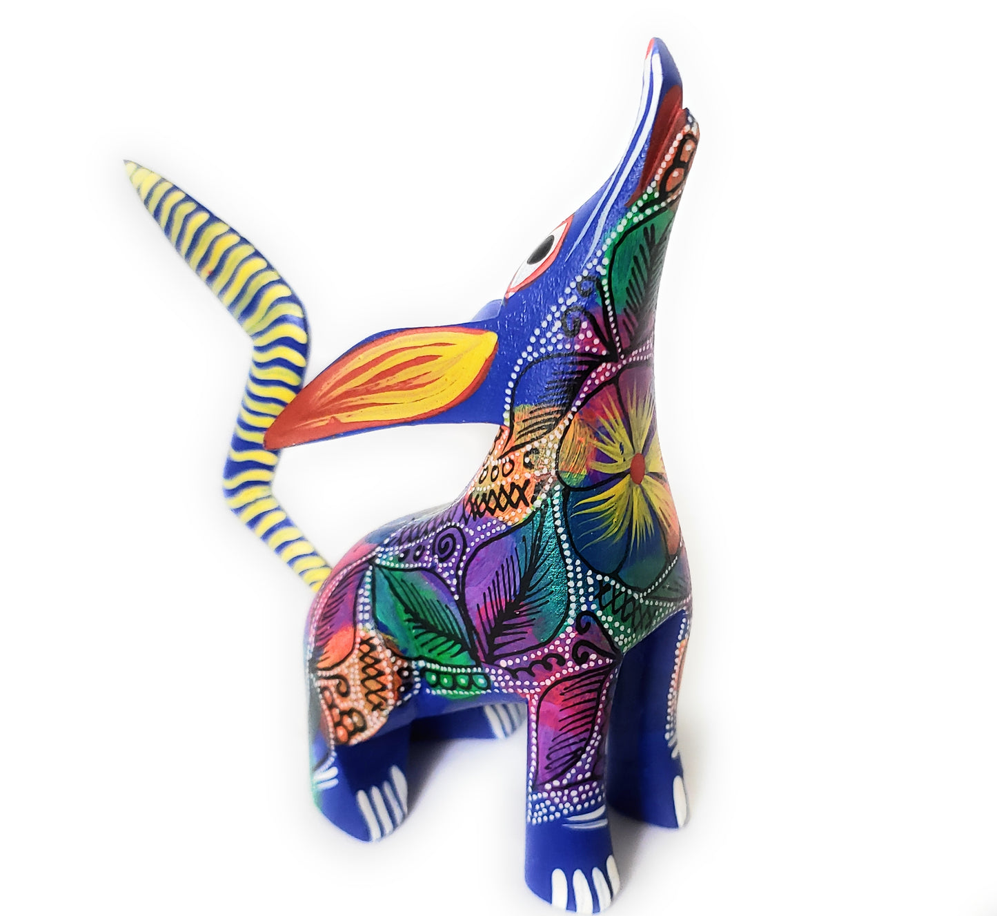 Coyote Alebrije Mexico Oaxacan Wood carving Folk Art