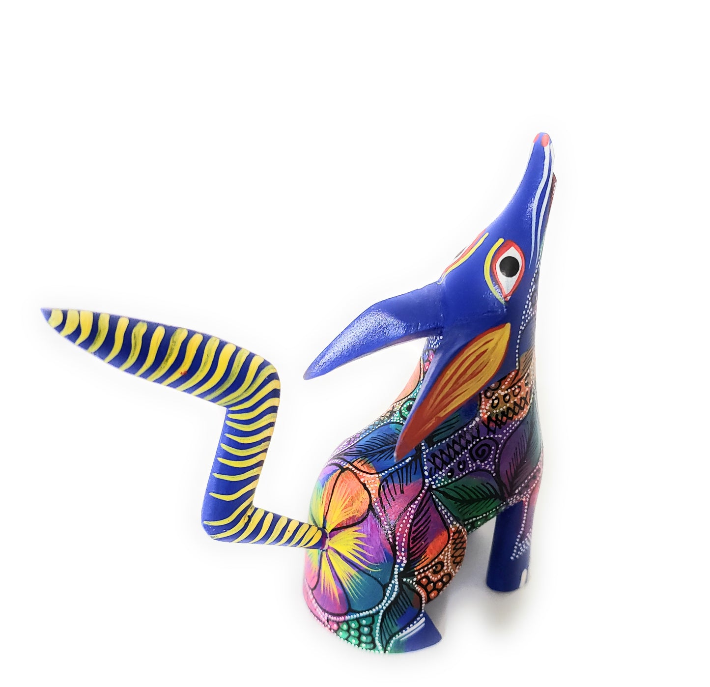 Coyote Alebrije Mexico Oaxacan Wood carving Folk Art