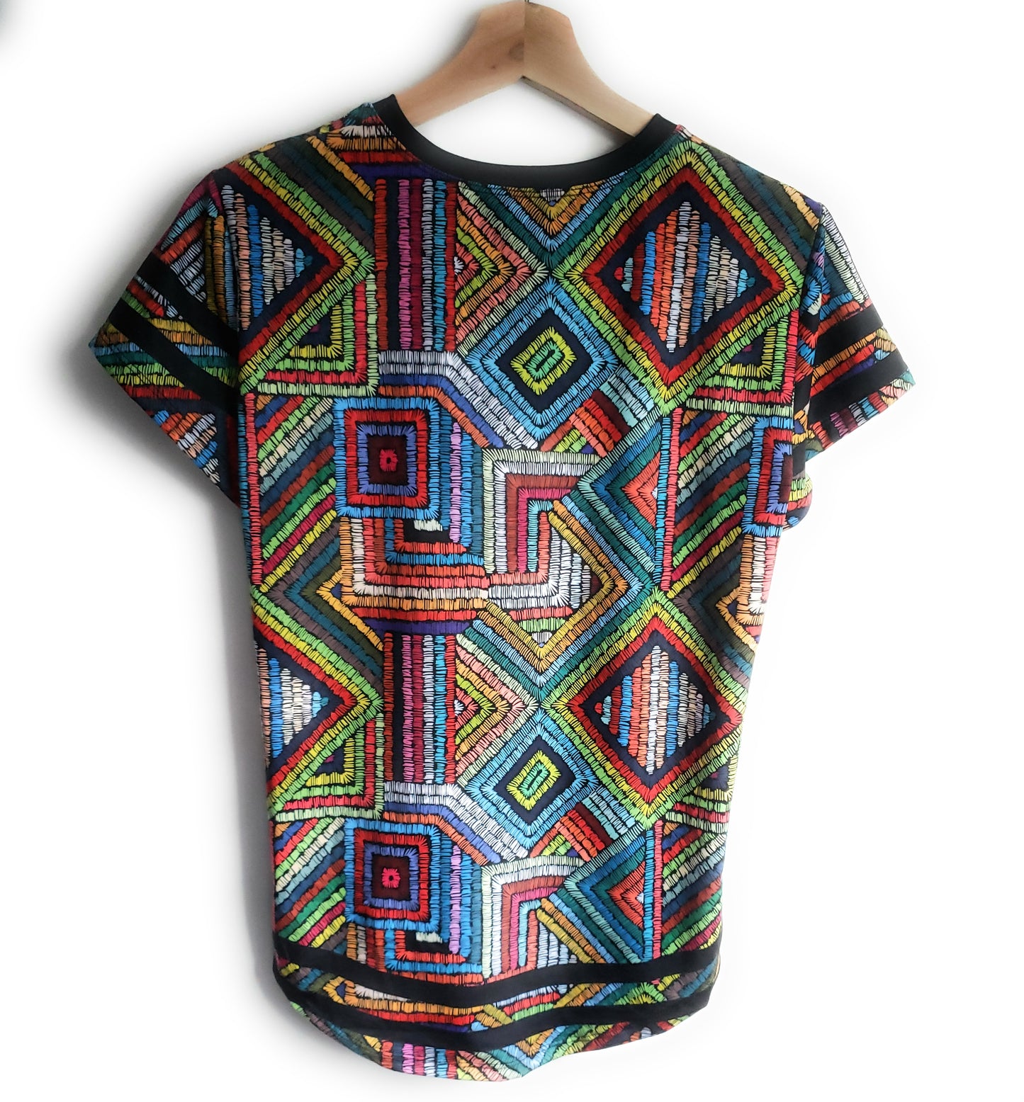 Viva Mexico Aztec Geometric Graphic T-Shirt