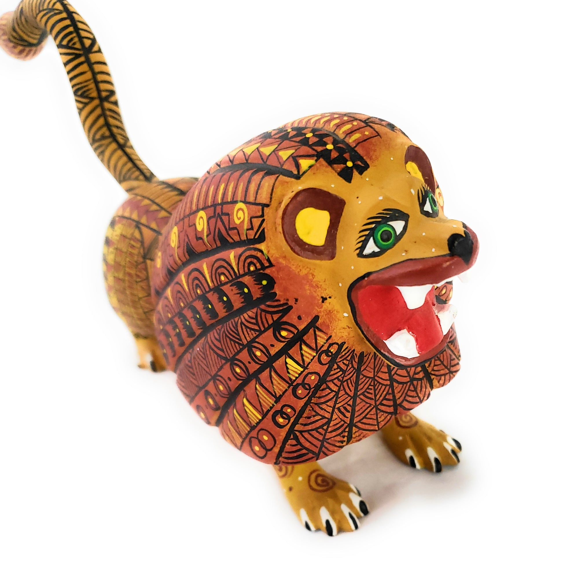 Lion Alebrije Wood Carving Folk Art Oaxaca Mexico – The Little Pueblo