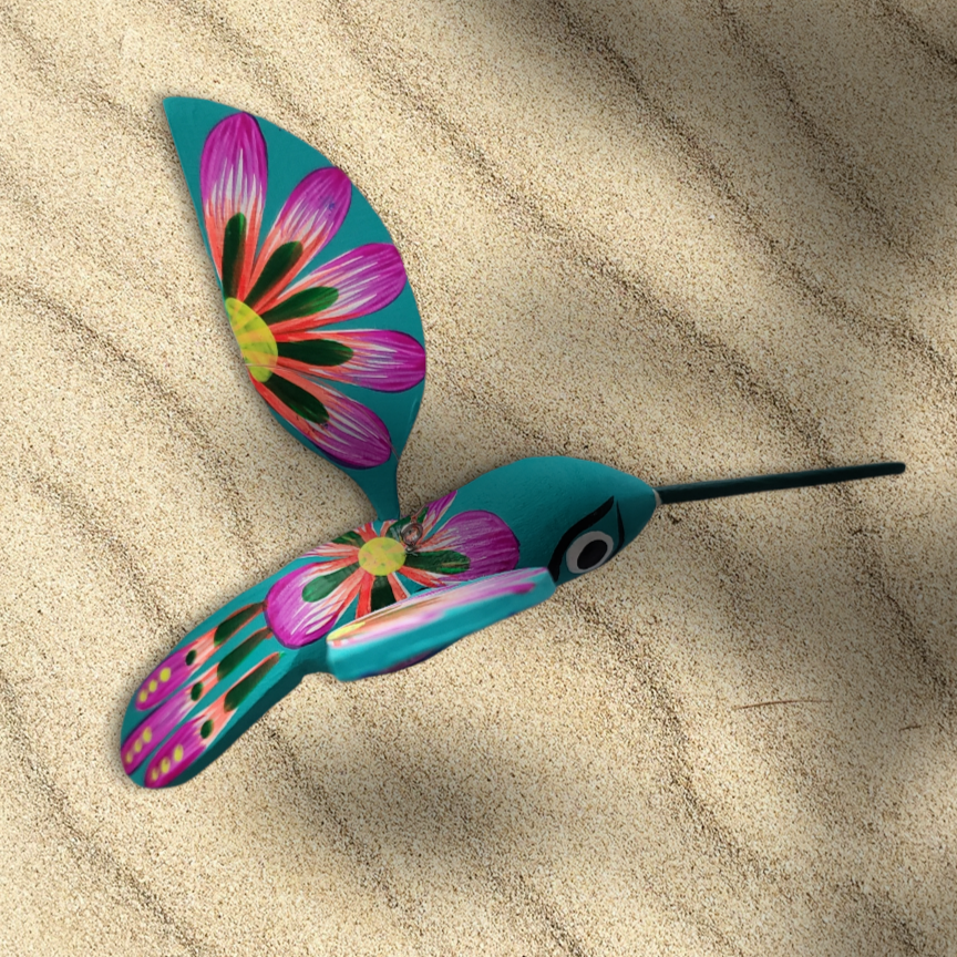 Hummingbird Alebrije Oaxacan Wood Carving Medium