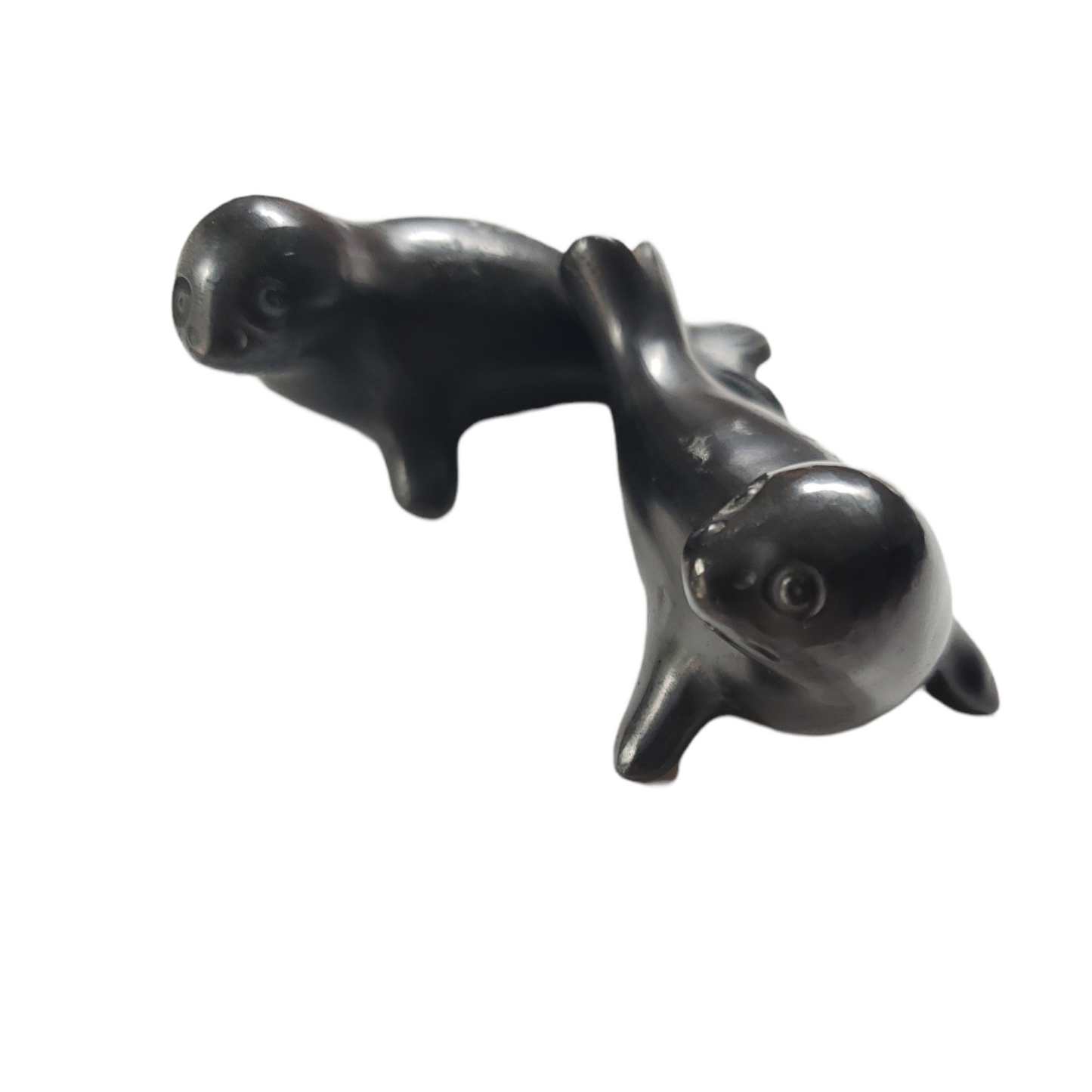 Barro Negro Seal Figurine from Oaxaca Mexico