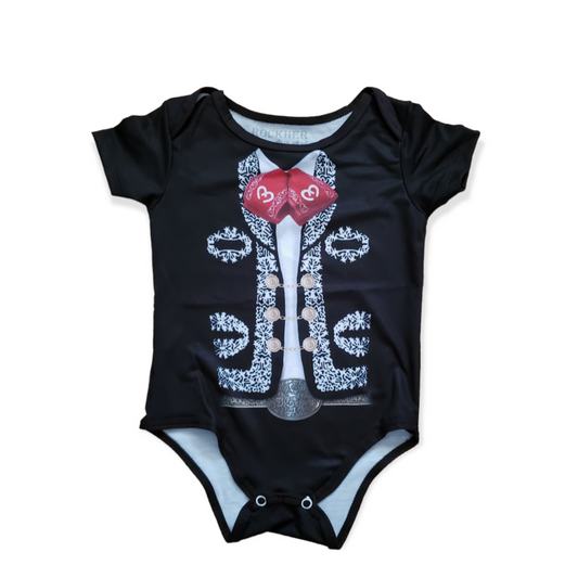 Mexican  Baby Bodysuit Mariachi Costume Charro Suit