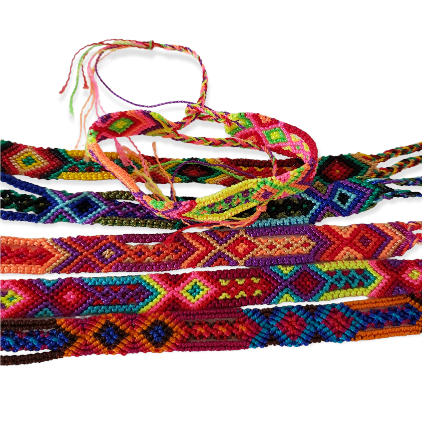 Mexican sales yarn bracelets