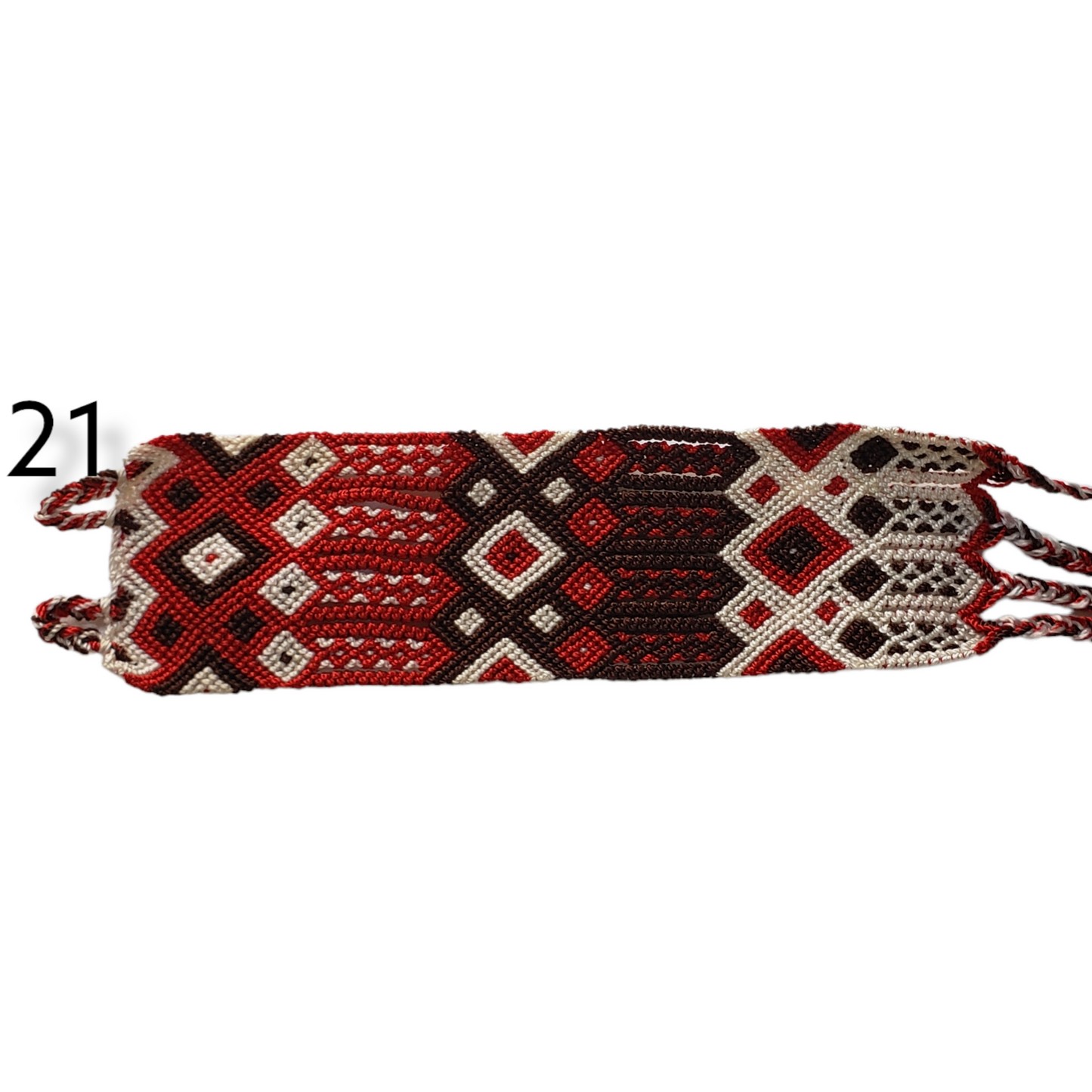 Embroidered Mexican Woven Friendship Bracelets - Long