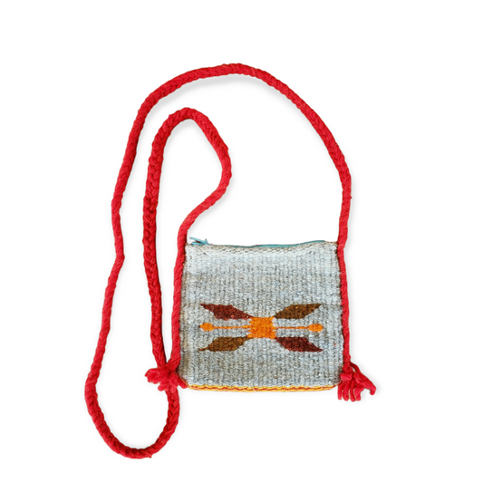 Woven Small Bag with Two Patterns