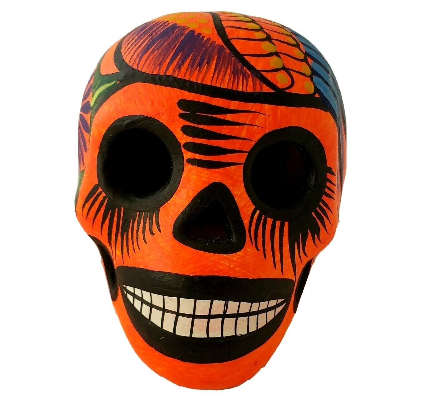 Mexican Dia de los Muertos Ceramic Skull