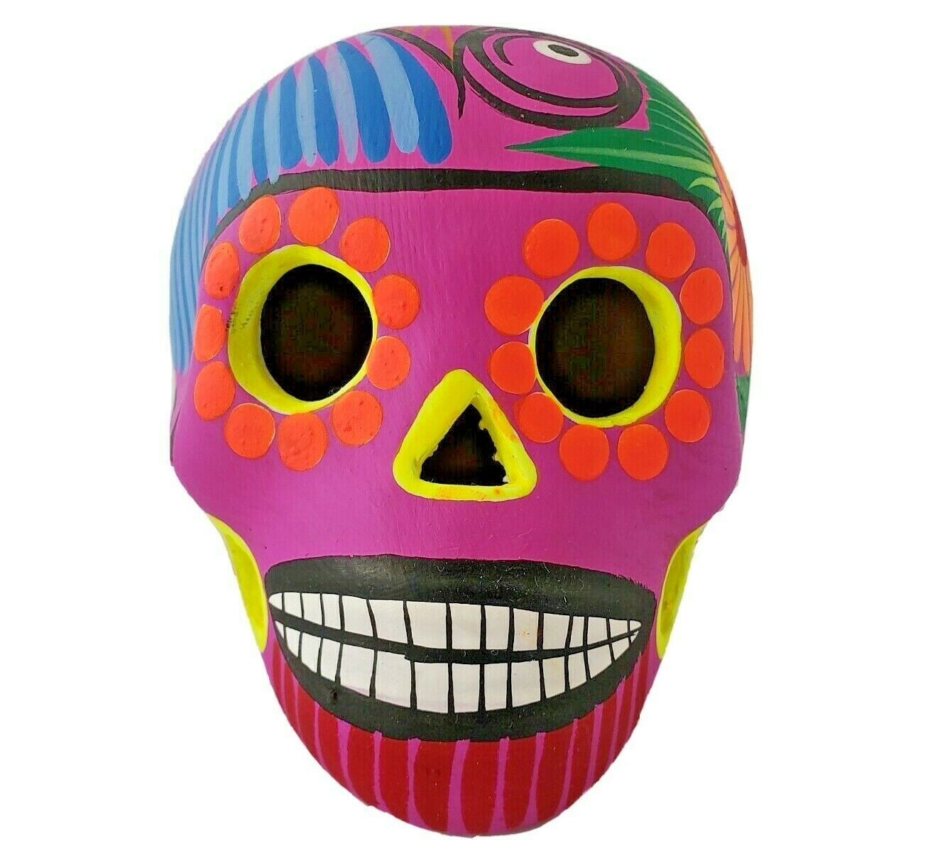 Mexican Dia de los Muertos Ceramic Skull