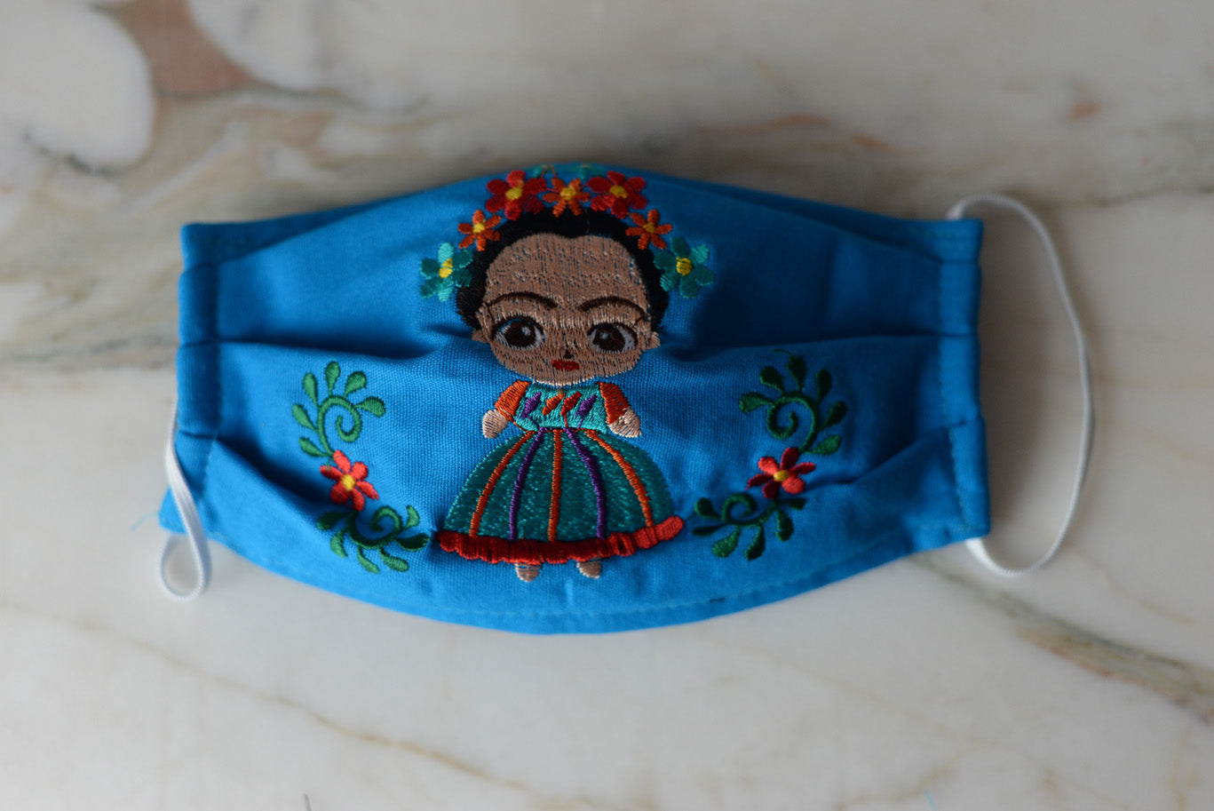 Frida Kahlo Face Mask - The Little Pueblo