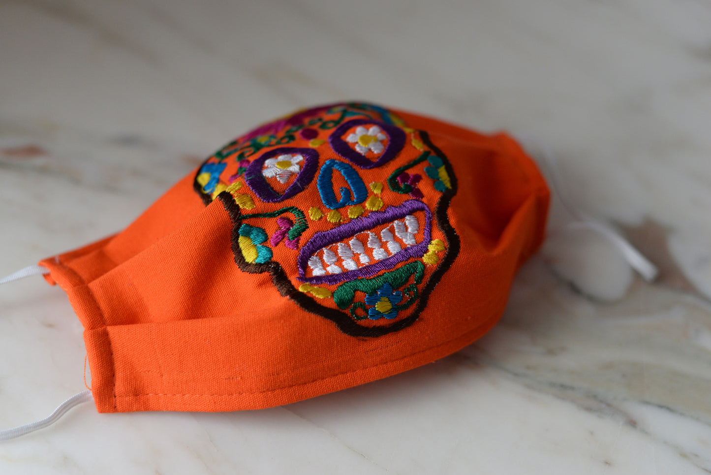 Sugar Skull Face Mask - The Little Pueblo